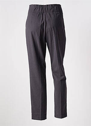 Pantalon taille haute taille haute gris GRACE & MILA femme
