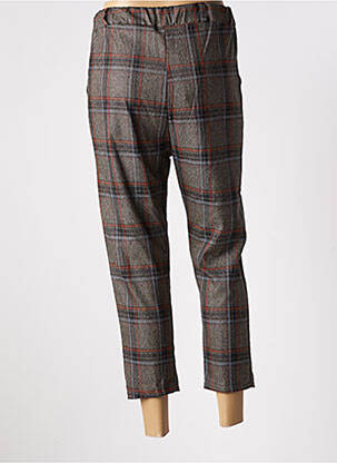 Pantalon 7/8 taille élastique gris JOHANNA PARIS femme