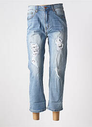 Jeans boyfriend poches bleu PLACE DU JOUR femme
