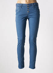 Pantalon slim bleu PLACE DU JOUR pour femme seconde vue