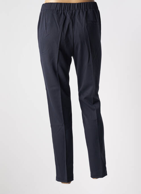 Pantalon slim taille élastique bleu GRACE & MILA femme