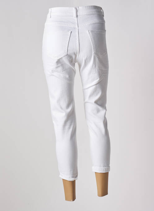 Pantacourt blanc MELLY & CO femme