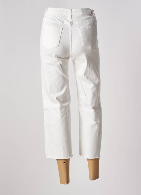 Pantacourt blanc NINA CARTER pour femme