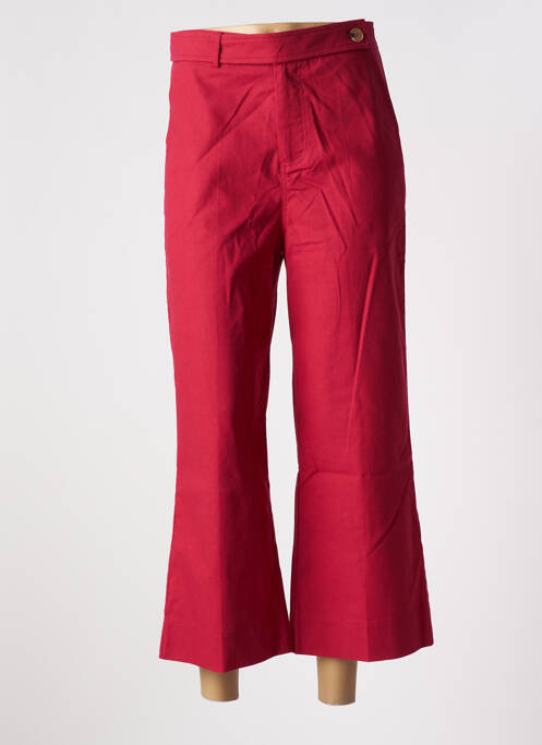 Pantalon 7/8 rouge GRACE & MILA pour femme