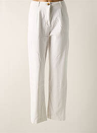 Pantalon droit poches blanc ARTLOVE femme