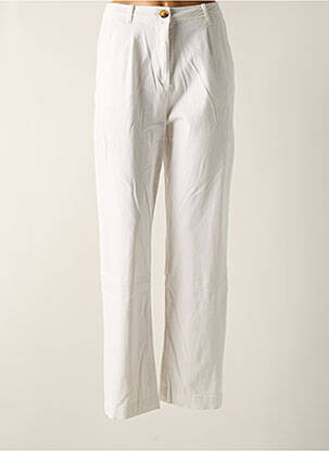 Pantalon droit poches blanc ARTLOVE femme