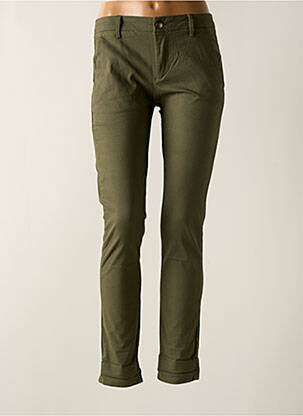 Pantalon slim skinny vert PLACE DU JOUR femme