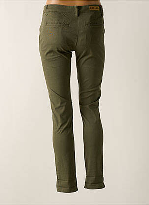 Pantalon slim skinny vert PLACE DU JOUR femme