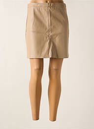 Jupe courte taille haute beige ARTLOVE femme