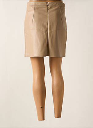 Jupe courte taille haute beige ARTLOVE femme