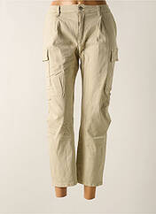 Pantalon 7/8 beige PLACE DU JOUR pour femme seconde vue