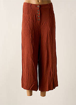 Pantalon 7/8 marron ARTLOVE pour femme