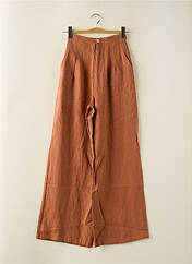 Pantalon flare marron MUS & BOMBON pour femme seconde vue