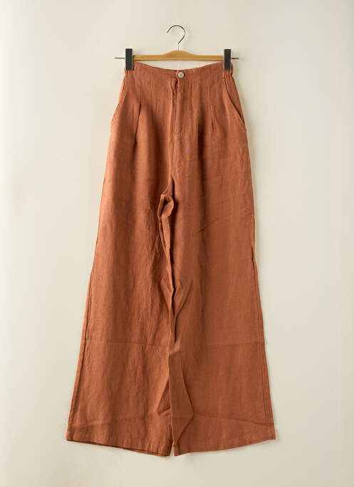 Pantalon flare marron MUS & BOMBON pour femme