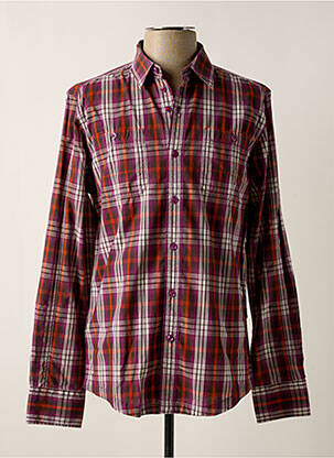 Chemise manches longues manches longues violet MEXX homme