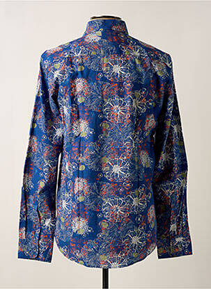 Chemise manches longues poches bleu REDMOND homme