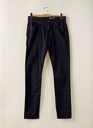 Pantalon slim stretch taille normale bleu WRANGLER homme