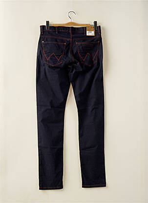 Pantalon slim stretch taille normale bleu WRANGLER homme