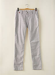 Pantalon chino tissage chiné taille normale bleu LEE COOPER homme