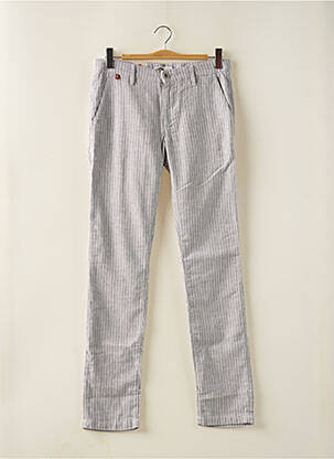 Pantalon chino tissage chiné taille normale bleu LEE COOPER homme
