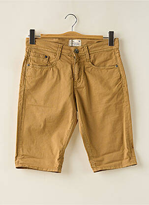 Bermuda stretch taille normale beige REDMAN homme