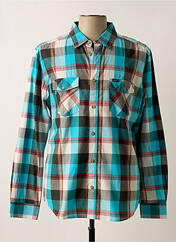 Chemise manches longues bleu WRANGLER pour homme seconde vue