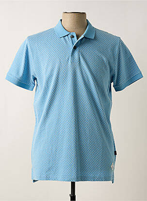 Polo bleu MEN OF ALL NATION pour homme