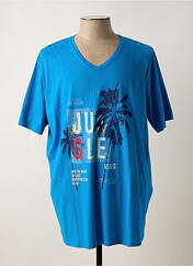 T-shirt bleu REDMOND pour homme seconde vue