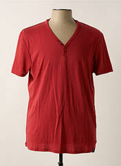 T-shirt rouge FORECAST pour homme seconde vue