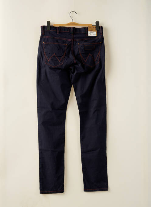 Pantalon slim stretch taille normale bleu WRANGLER homme