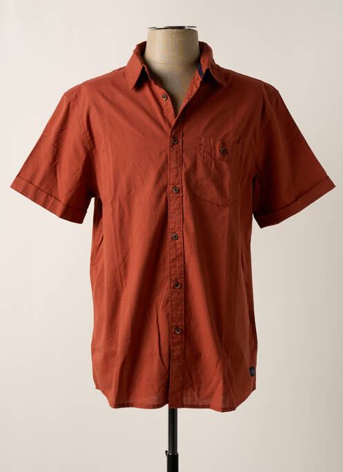 Chemise manches courtes marron TIFFOSI pour homme