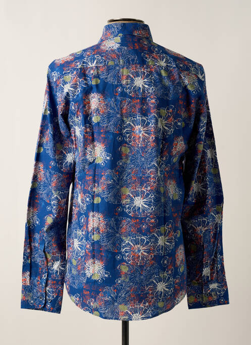 Chemise manches longues bleu REDMOND pour homme