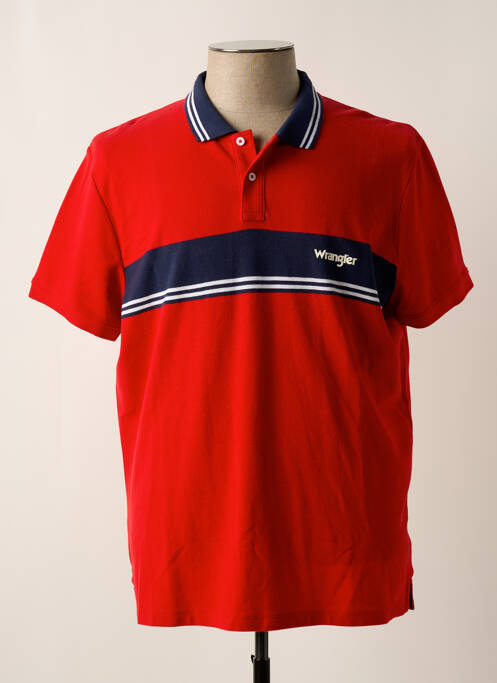 Polo rouge WRANGLER pour homme