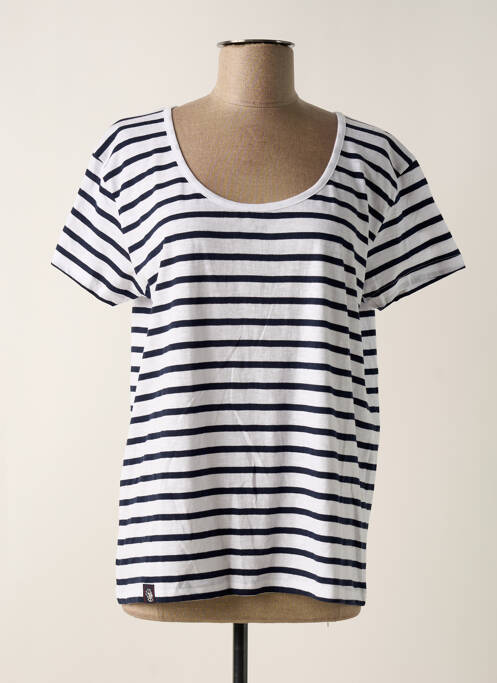 T-shirt blanc BREIZH OCEAN pour femme