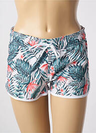 Bas de maillot de bain imprimé fantaisie short vert WAXX femme