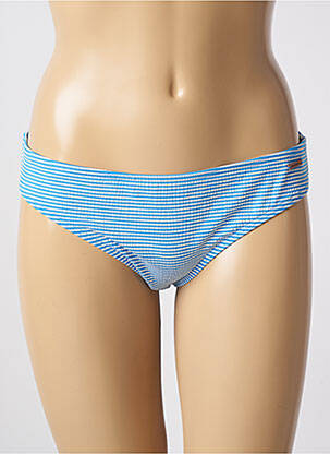Bas de maillot de bain imprimé fantaisie culotte bleu PROTEST femme
