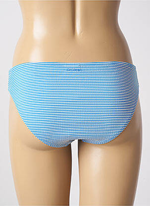 Bas de maillot de bain imprimé fantaisie culotte bleu PROTEST femme