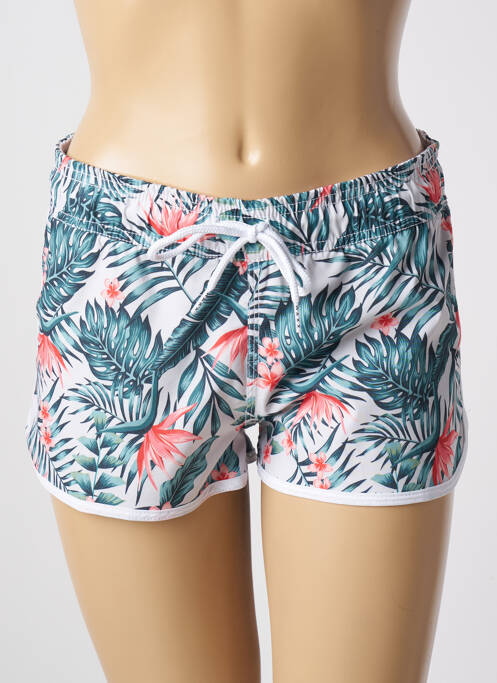 Bas de maillot de bain imprimé fantaisie short vert WAXX femme