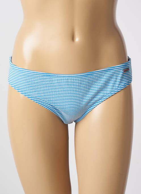 Bas de maillot de bain imprimé fantaisie culotte bleu PROTEST femme