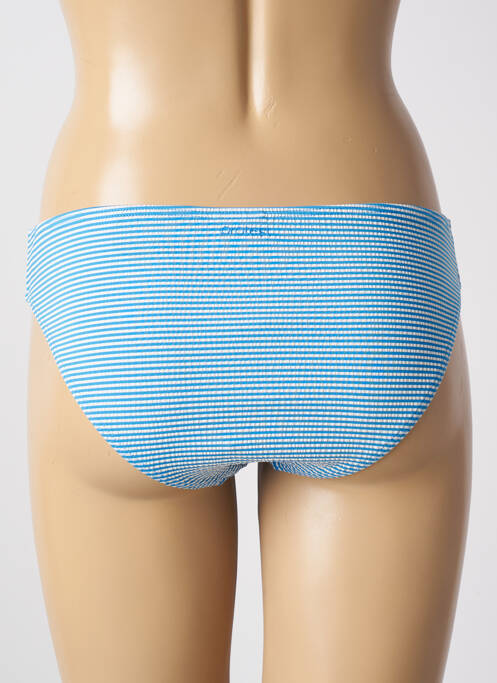 Bas de maillot de bain imprimé fantaisie culotte bleu PROTEST femme