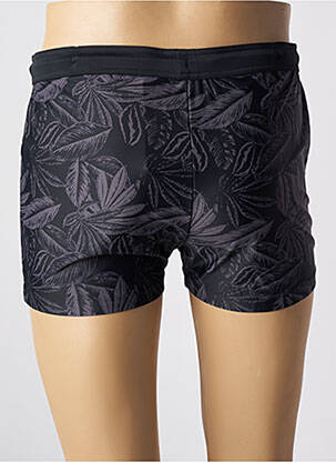 Short de bain imprimé fantaisie noir SUN PROJECT homme