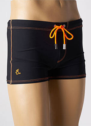 Short de bain fermeture liens à nouer noir RAMATUELLE homme