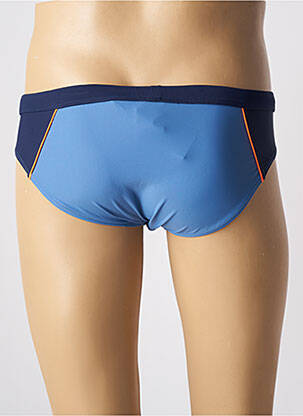 Slip de bain fermeture liens à nouer bleu RAMATUELLE homme