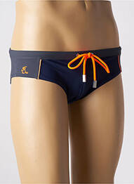 Slip de bain fermeture liens à nouer bleu RAMATUELLE homme