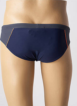 Slip de bain fermeture liens à nouer bleu RAMATUELLE homme