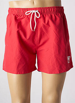 Short de bain fermeture liens à nouer rouge SUN PROJECT homme
