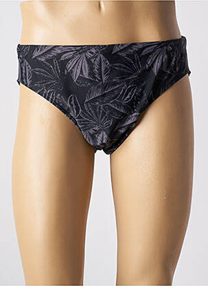 Slip de bain imprimé fantaisie noir SUN PROJECT homme