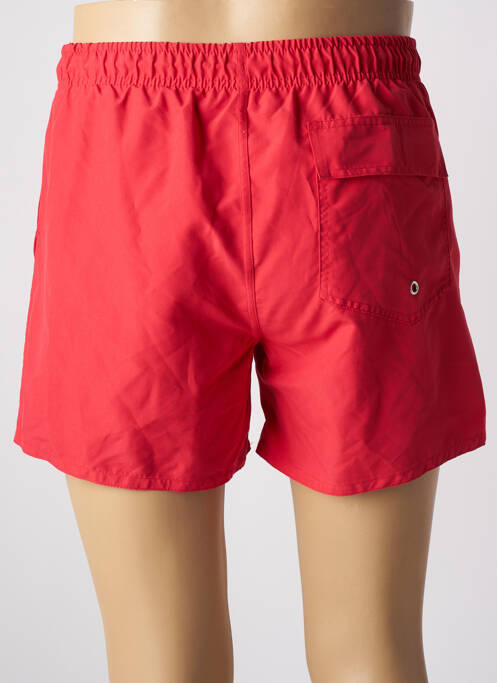 Short de bain fermeture liens à nouer rouge SUN PROJECT homme