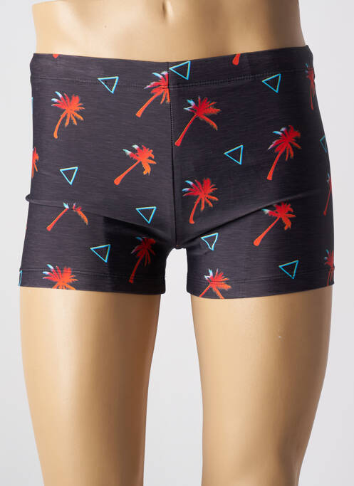 Short de bain imprimé fantaisie gris SUN PROJECT homme