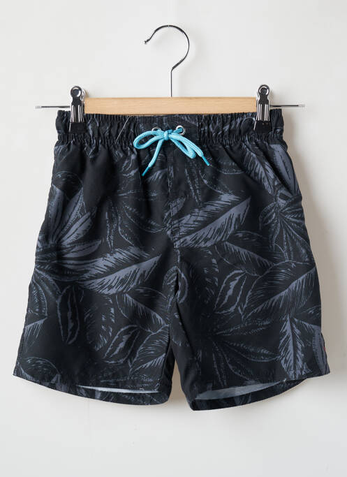 Short de bain imprimé fantaisie noir SUN PROJECT garcon